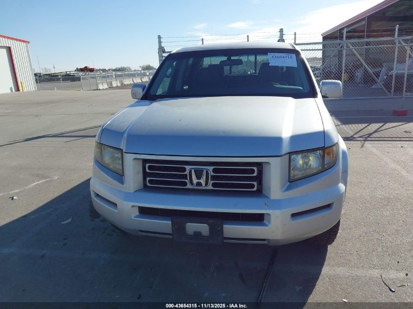 2008 Honda Ridgeline Rts VIN: 2HJYK16468H503533 Lot: 43654315