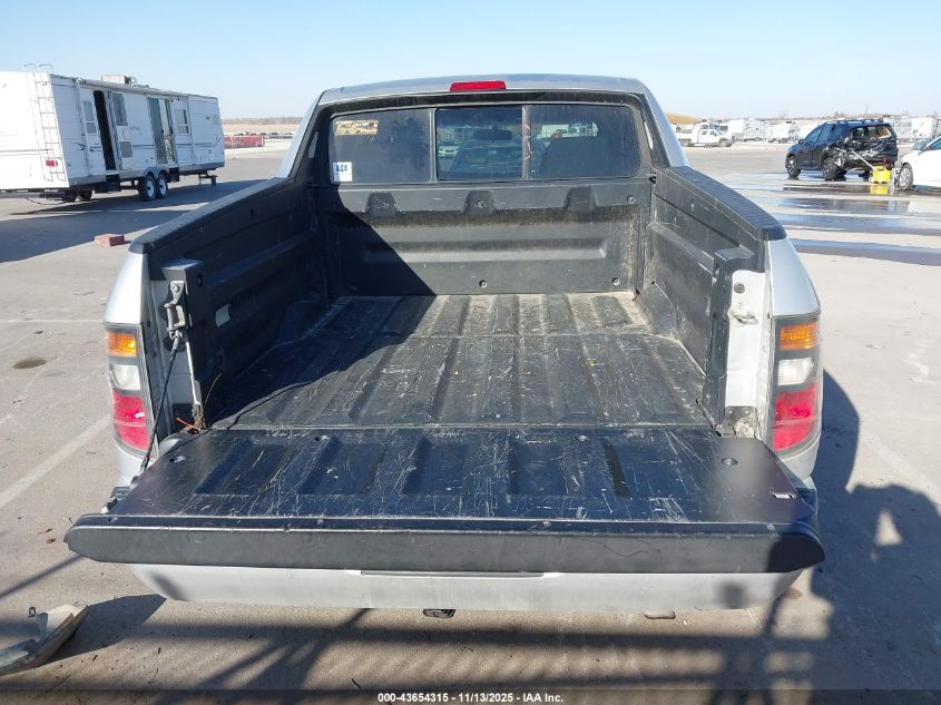 2008 Honda Ridgeline Rts VIN: 2HJYK16468H503533 Lot: 43654315