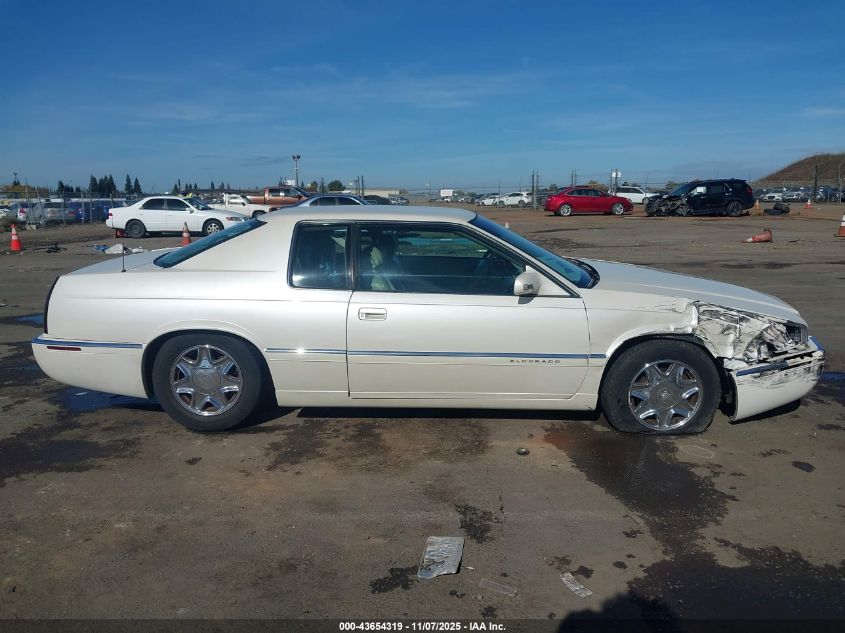 1998 Cadillac Eldorado Standard VIN: 1G6EL12Y6WU615582 Lot: 43654319