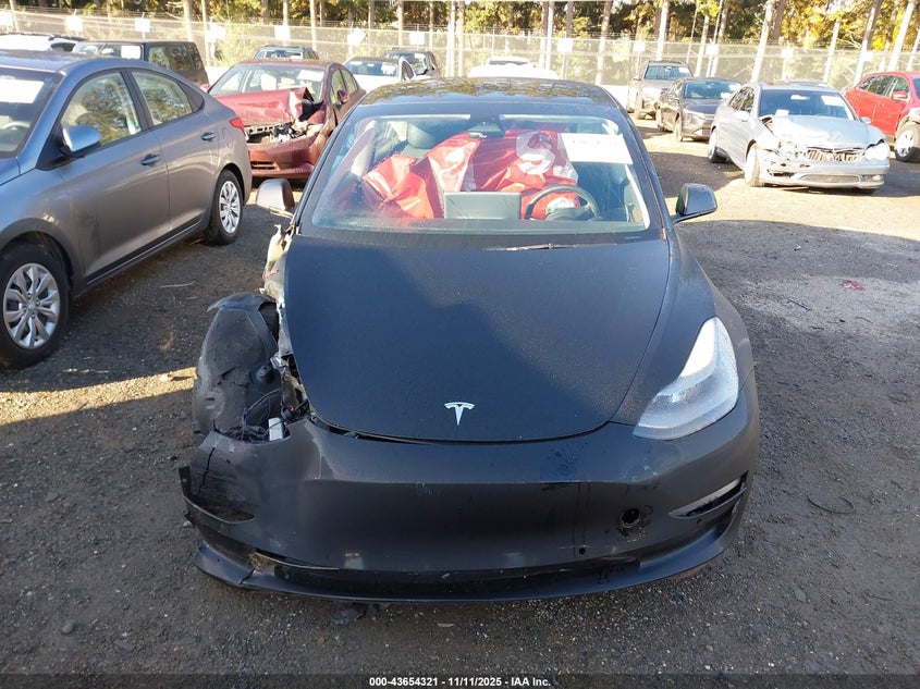 2022 Tesla Model 3 Long Range Dual Motor All-Wheel Drive VIN: 5YJ3E1EBXNF132738 Lot: 43654321