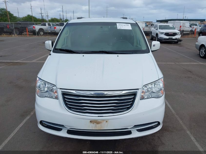 2016 Chrysler Town & Country Touring VIN: 2C4RC1BGXGR157310 Lot: 43654346