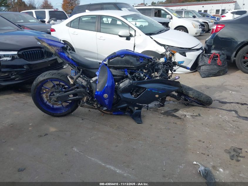 2022 Yamaha Yzfr7 VIN: JYARM38E0NA001269 Lot: 43654410