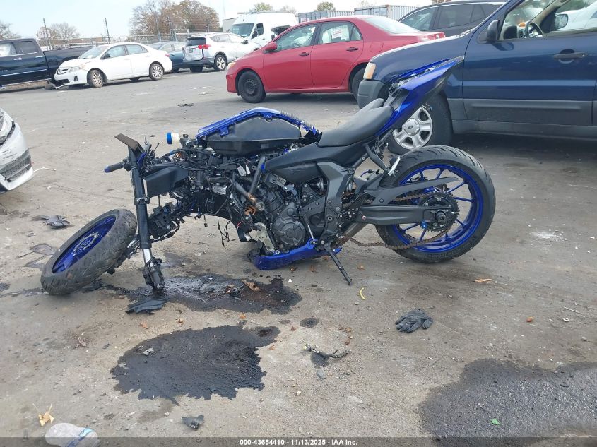 2022 Yamaha Yzfr7 VIN: JYARM38E0NA001269 Lot: 43654410