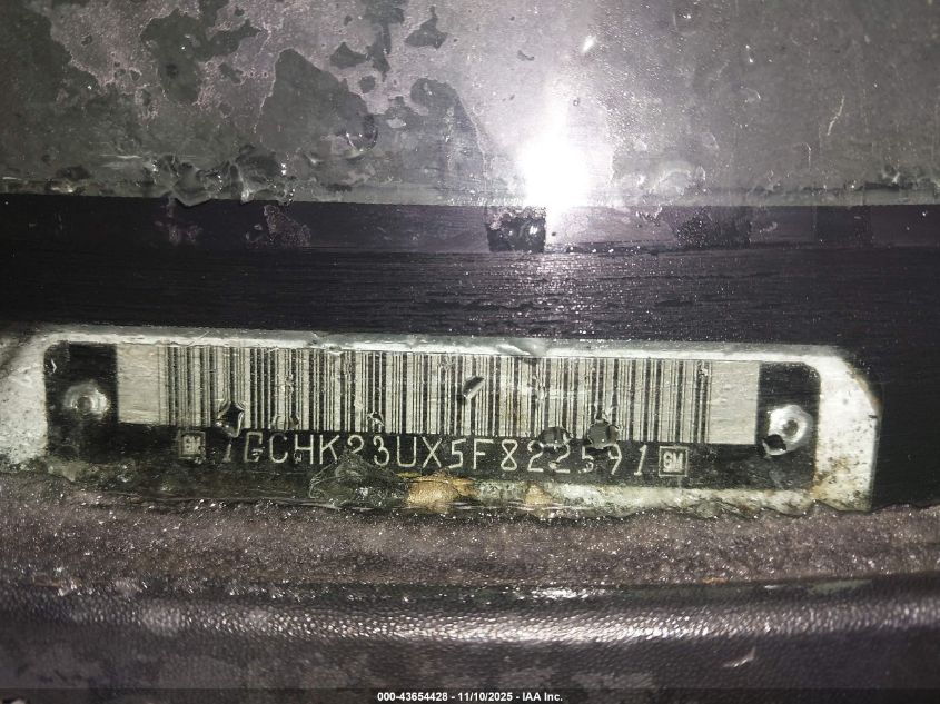2005 Chevrolet Silverado 2500Hd VIN: 1GCHK23UX5F822591 Lot: 43654428