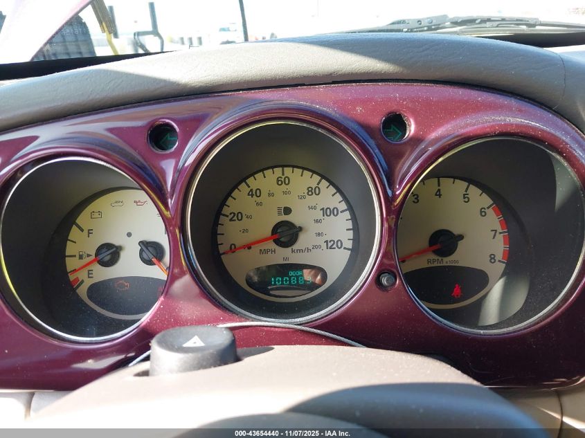 2001 Chrysler Pt Cruiser VIN: 3C8FY4BB61T615678 Lot: 43654440