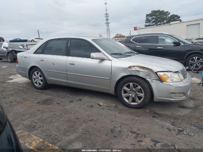 2000 Toyota Avalon Xls VIN: 4T1BF28B1YU026051 Lot: 43654465