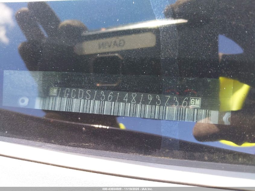 2004 Chevrolet Colorado Ls VIN: 1GCDS136148193736 Lot: 43654509