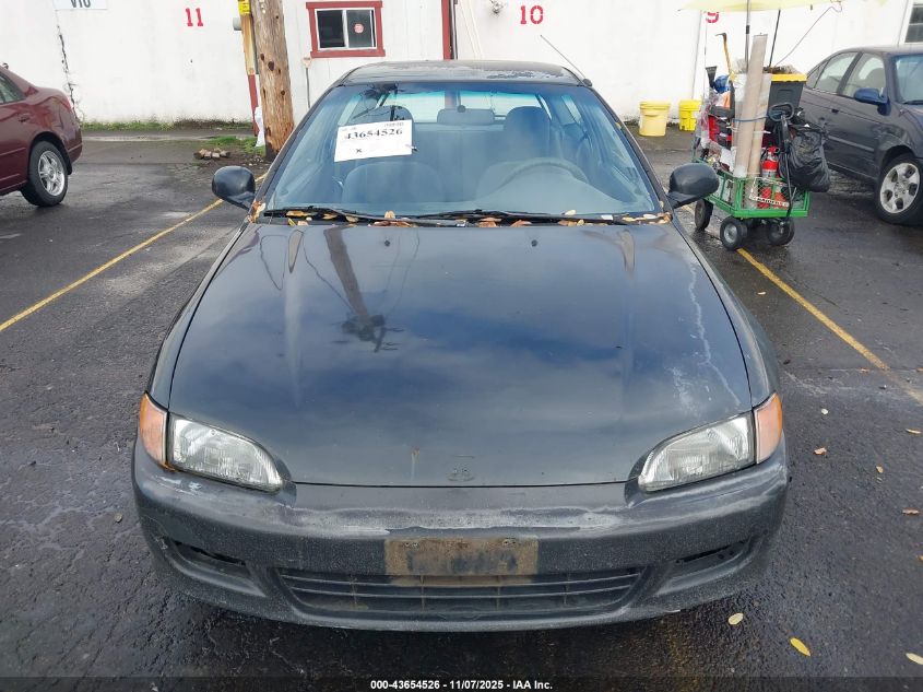 1993 Honda Civic Dx VIN: 2HGEH2465PH532652 Lot: 43654526