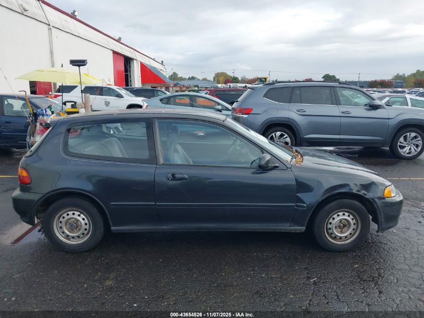 1993 Honda Civic Dx VIN: 2HGEH2465PH532652 Lot: 43654526