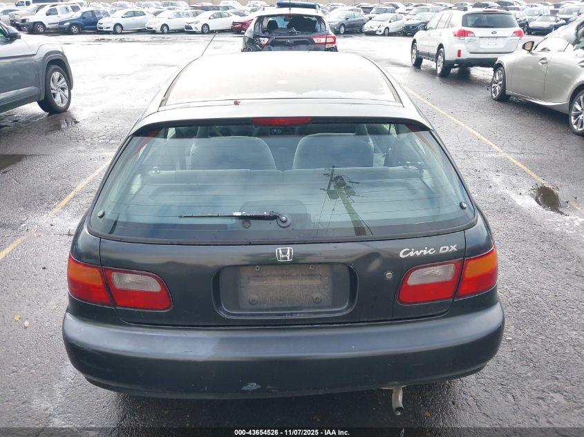 1993 Honda Civic Dx VIN: 2HGEH2465PH532652 Lot: 43654526