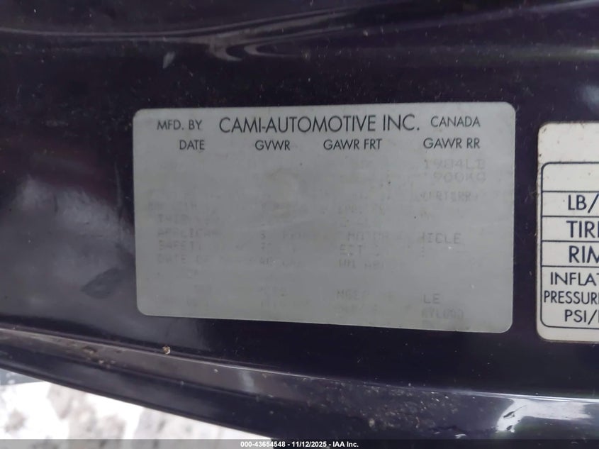 2CNBJ1869S6944194 1995 GEO TRACKER photo no. 9