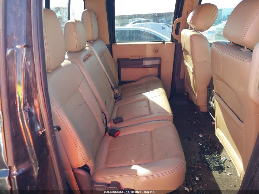 2013 Ford F-250 Lariat VIN: 1FT7W2B69DEA44064 Lot: 43654554