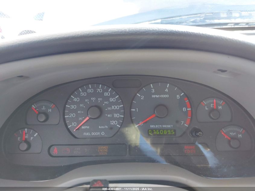 2003 Ford Mustang VIN: 1FAFP40403F435561 Lot: 43654601