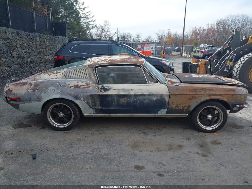 1968 Ford Mustang VIN: 8T02C159198 Lot: 43654663