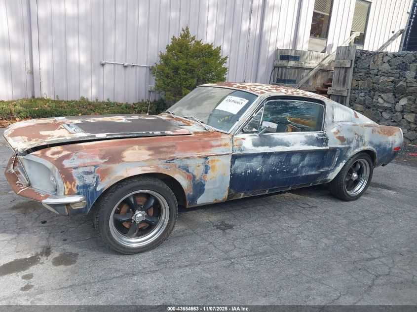1968 Ford Mustang VIN: 8T02C159198 Lot: 43654663