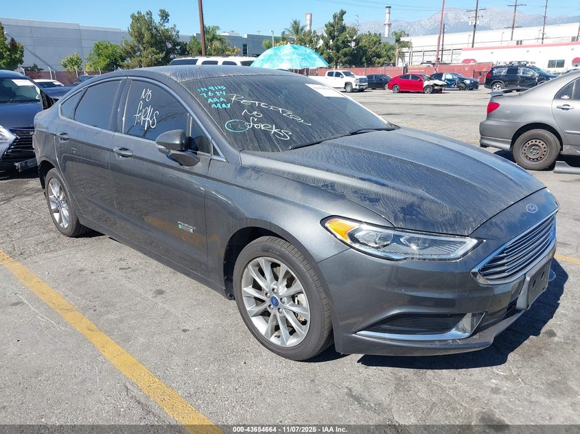 2018 FORD FUSION ENERGI SE LUXURY - 3FA6P0PU2JR204644