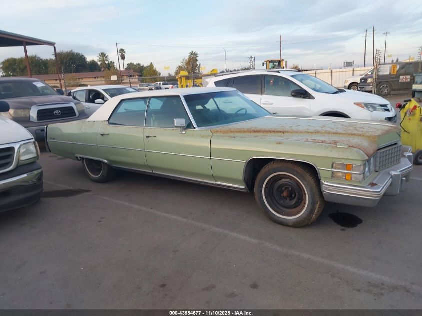 1974 Cadillac Deville VIN: 6D49R4Q102384 Lot: 43654677