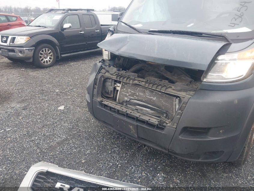 2019 Ram Promaster 3500 Cargo Van High Roof 159 Wb Ext VIN: 3C6URVJG7KE549132 Lot: 43654688