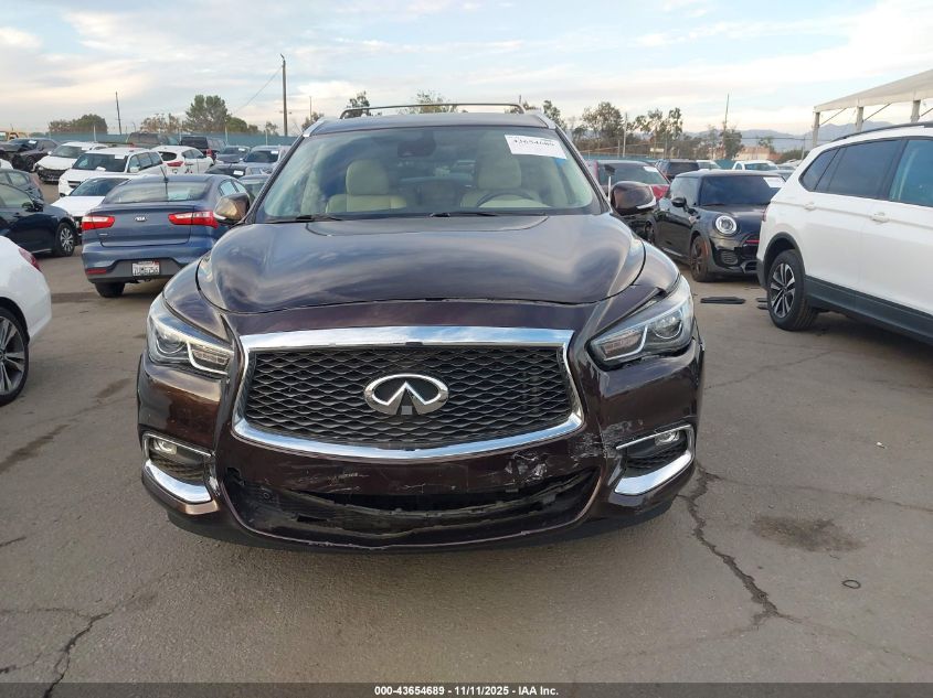 2019 Infiniti Qx60 Luxe VIN: 5N1DL0MM7KC531912 Lot: 43654689