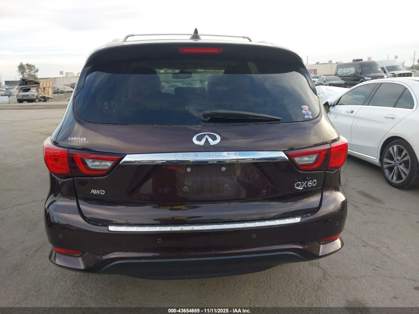 2019 Infiniti Qx60 Luxe VIN: 5N1DL0MM7KC531912 Lot: 43654689
