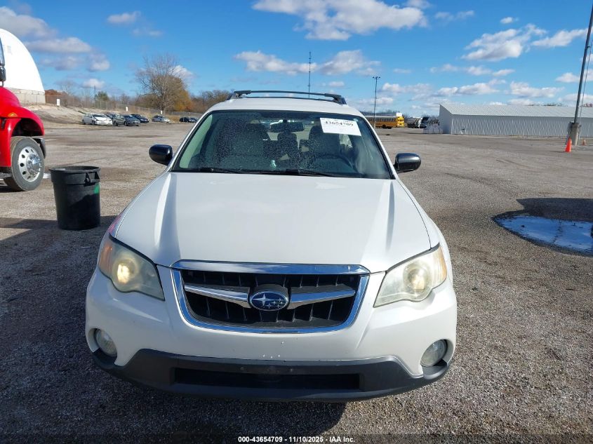 2008 Subaru Outback 2.5I/2.5I L.l. Bean Edition VIN: 4S4BP61C287321360 Lot: 43654709