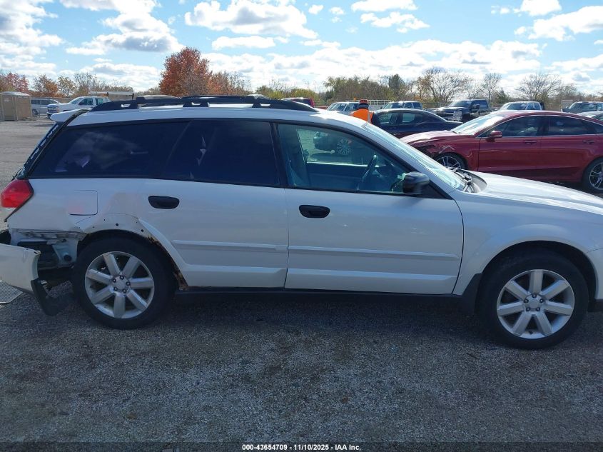 2008 Subaru Outback 2.5I/2.5I L.l. Bean Edition VIN: 4S4BP61C287321360 Lot: 43654709