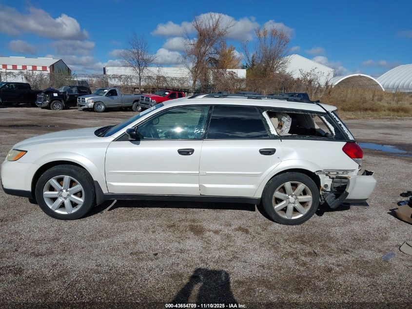 2008 Subaru Outback 2.5I/2.5I L.l. Bean Edition VIN: 4S4BP61C287321360 Lot: 43654709