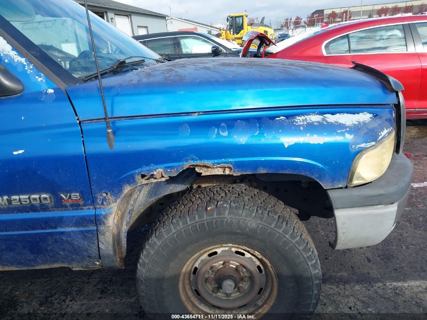 1997 Dodge Ram 2500 Lt VIN: 1B7KC26ZXVJ549353 Lot: 43654711