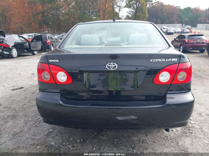 2006 Toyota Corolla Le VIN: 2T1BR32E76C667705 Lot: 43654740