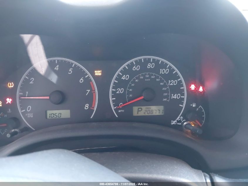 2009 Toyota Corolla S VIN: 1NXBU40E09Z099808 Lot: 43654786