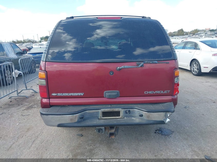 2002 Chevrolet Suburban 1500 Ls VIN: 1GNEC16Z92J173609 Lot: 43654792