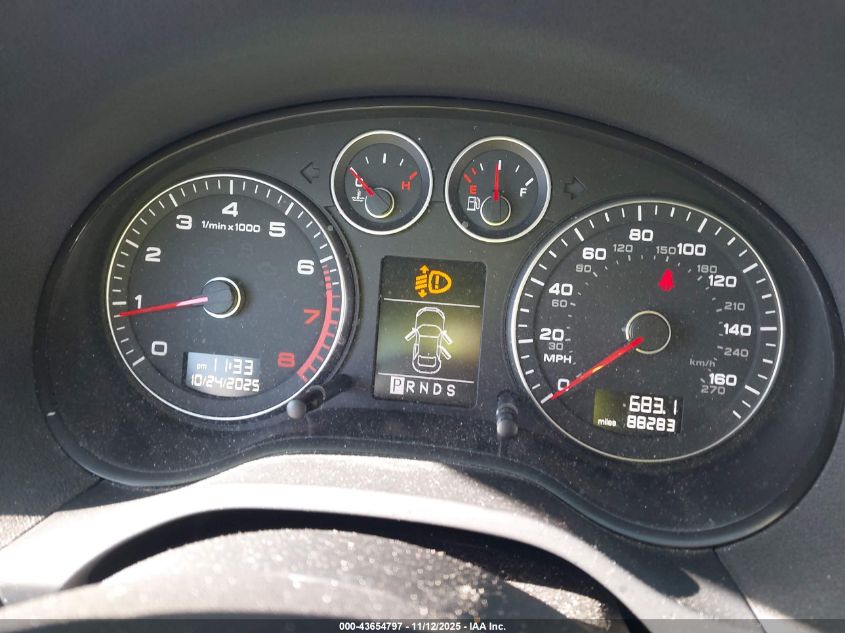 2009 Audi A3 2.0T VIN: WAUHF78P49A081343 Lot: 43654797