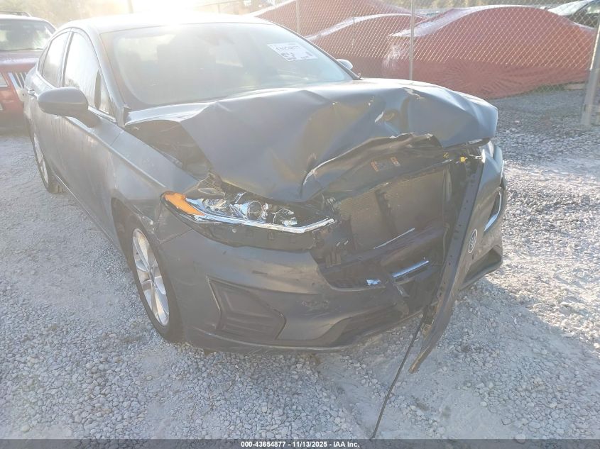 2019 Ford Fusion Se VIN: 3FA6P0HD0KR243426 Lot: 43654877