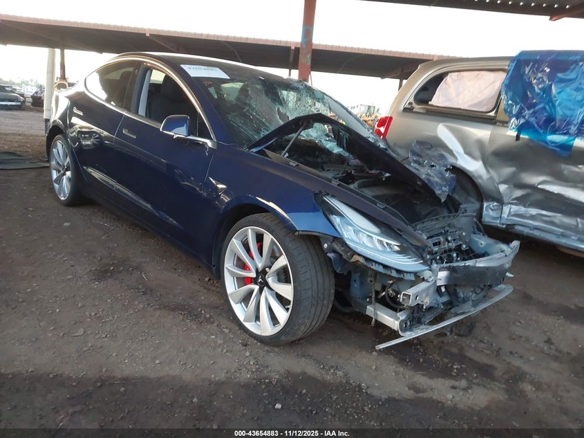 VIN 5YJ3E1EB0JF083950 2018 TESLA MODEL 3 LONG RANGE/PERFORMANCE