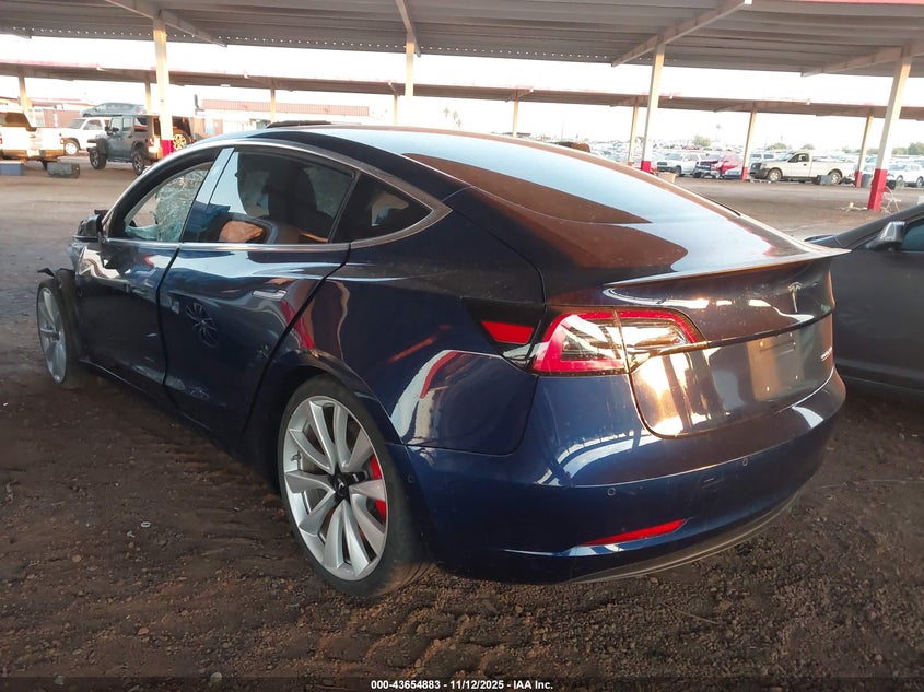 VIN 5YJ3E1EB0JF083950 2018 TESLA MODEL 3 LONG RANGE/PERFORMANCE