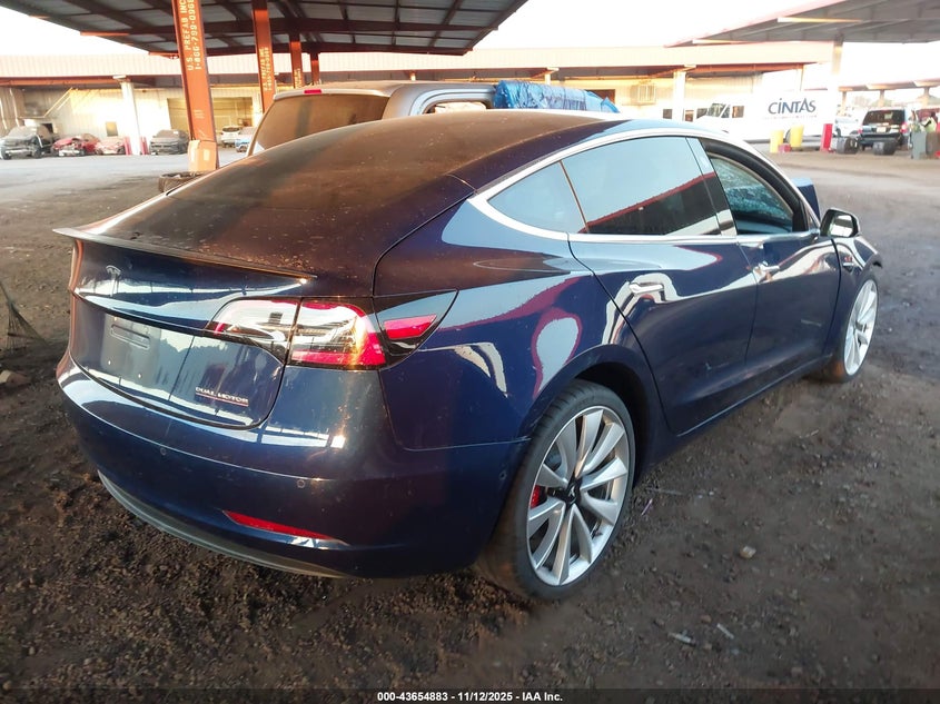 VIN 5YJ3E1EB0JF083950 2018 TESLA MODEL 3 LONG RANGE/PERFORMANCE