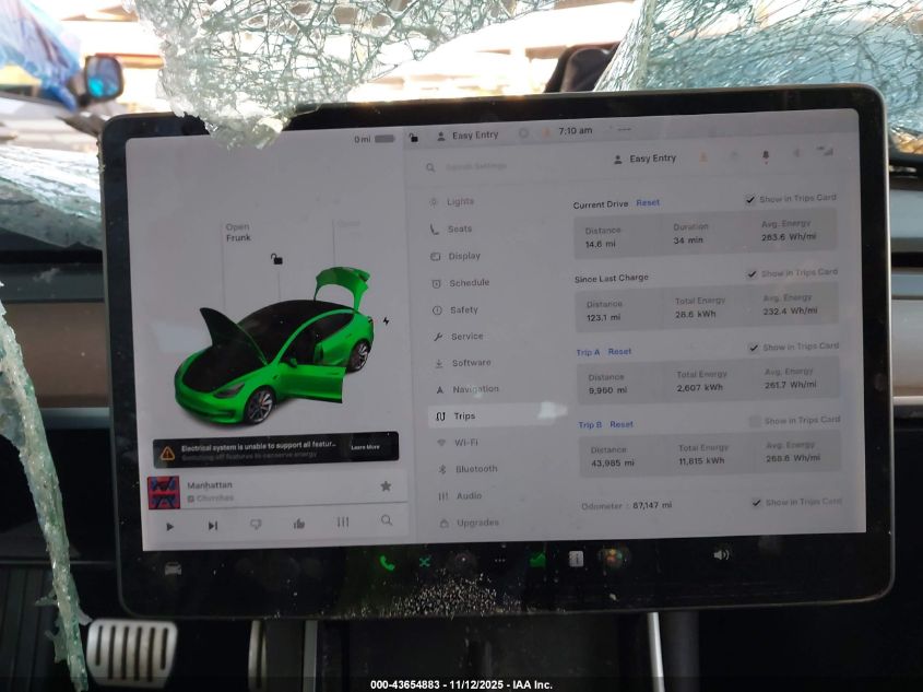 2018 Tesla Model 3 Long Range/Performance VIN: 5YJ3E1EB0JF083950 Lot: 43654883