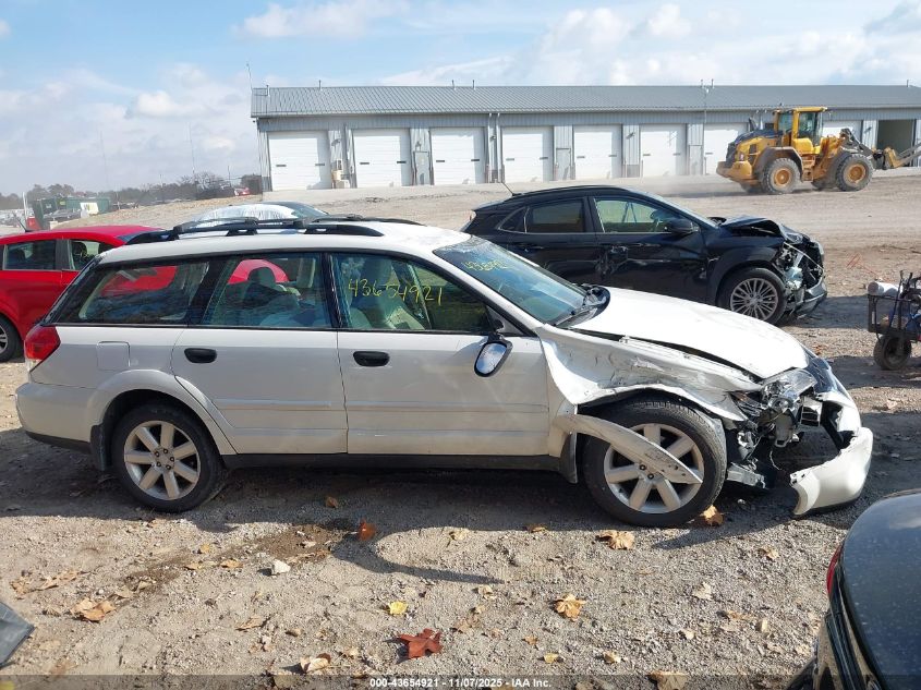 2008 Subaru Outback 2.5I/2.5I L.l. Bean Edition VIN: 4S4BP61C687305131 Lot: 43654921