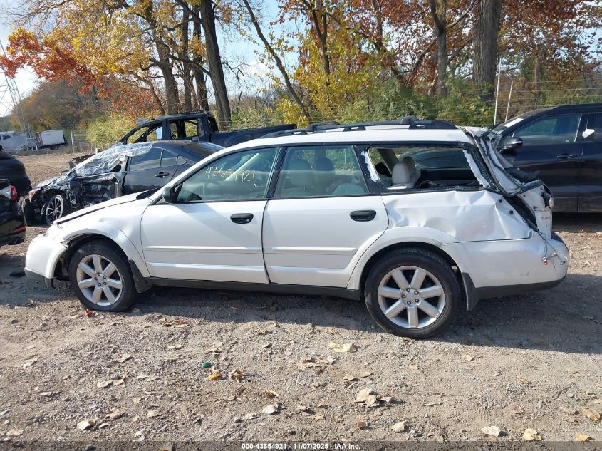 2008 Subaru Outback 2.5I/2.5I L.l. Bean Edition VIN: 4S4BP61C687305131 Lot: 43654921