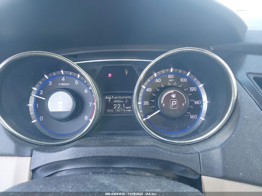 2013 Hyundai Sonata Limited VIN: 5NPEC4AC8DH634758 Lot: 43654936