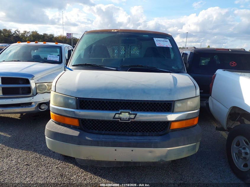 2006 Chevrolet Express Work Van VIN: 1GCGG25V161141480 Lot: 43654986