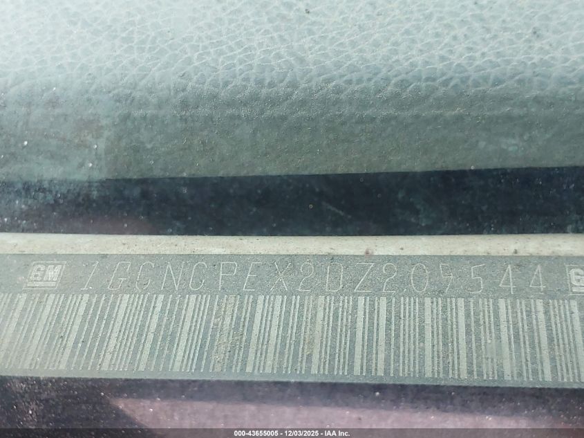 2013 Chevrolet Silverado 1500 Work Truck VIN: 1GCNCPEX2DZ209544 Lot: 43655005