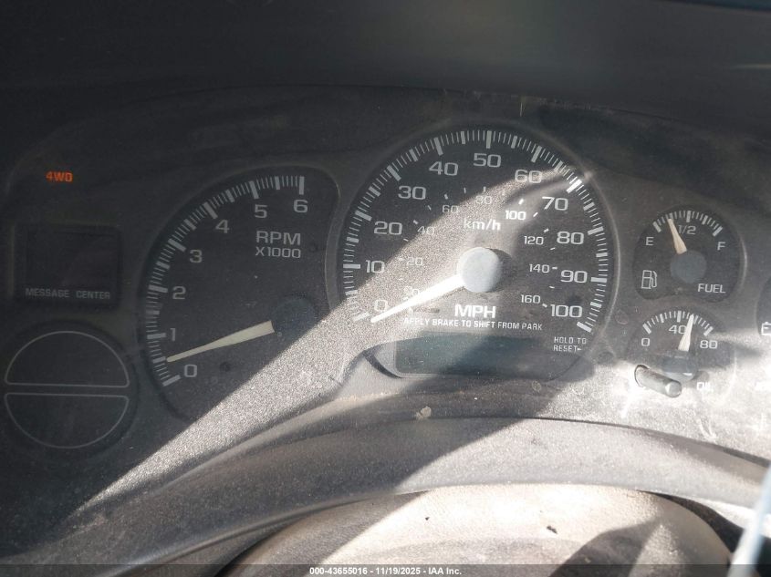 2002 Chevrolet Silverado 1500 VIN: 1GCEK19V72Z310357 Lot: 43655016