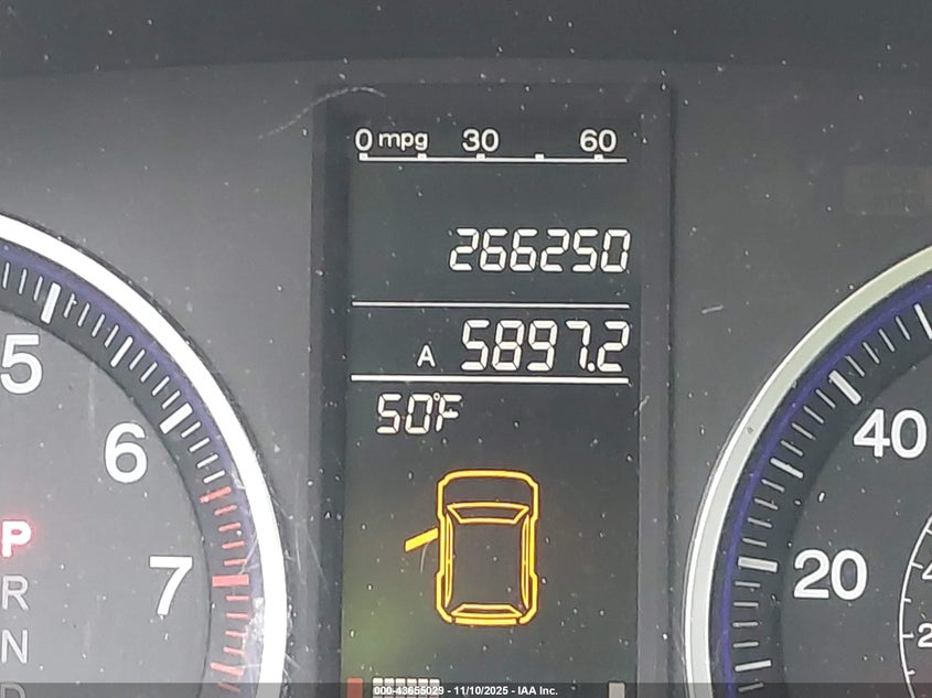 2007 Honda Cr-V Ex-L VIN: 5J6RE48797L001197 Lot: 43655029