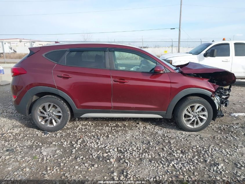 2018 Hyundai Tucson Sel VIN: KM8J3CA42JU658262 Lot: 43655039