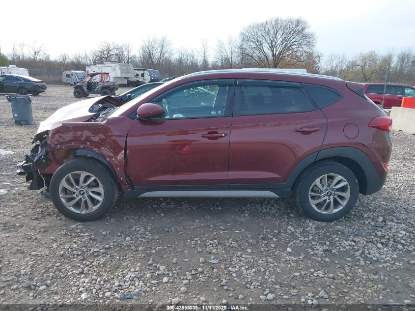 2018 Hyundai Tucson Sel VIN: KM8J3CA42JU658262 Lot: 43655039