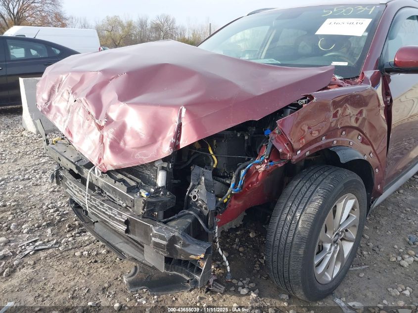 2018 Hyundai Tucson Sel VIN: KM8J3CA42JU658262 Lot: 43655039