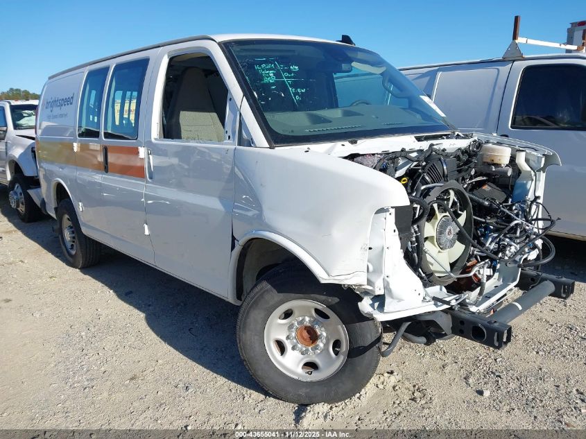 2024 Chevrolet Express Cargo Rwd 2500 Regular Wheelbase Wt VIN: 1GCWGAF74R1290573 Lot: 43655041