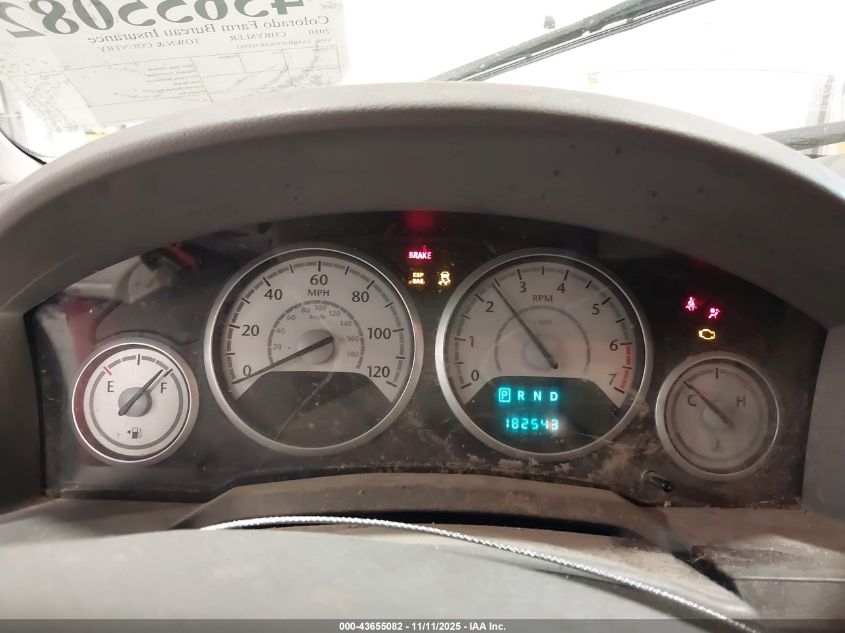 2010 Chrysler Town & Country Lx VIN: 2A4RR4DE0AR315943 Lot: 43655082