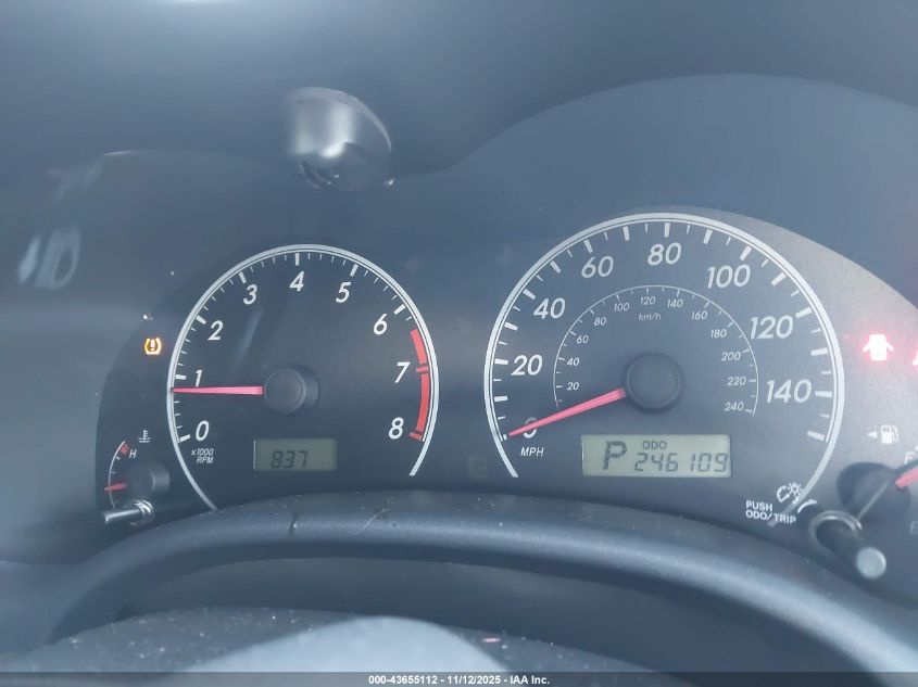 2009 Toyota Corolla S VIN: 2T1BU40E59C024247 Lot: 43655112